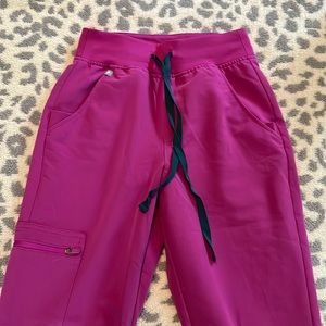 High Waisted Zamora Bright Fuschia